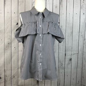 Calvin Klein Striped Blouse